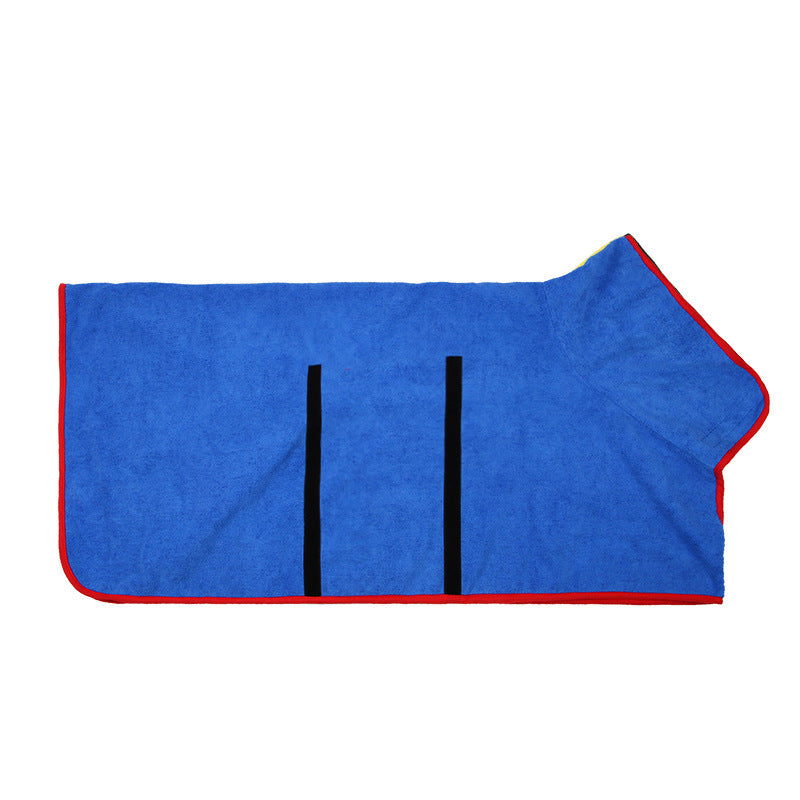Microfiber dog bathrobe towel, view 6 - MRSLM
