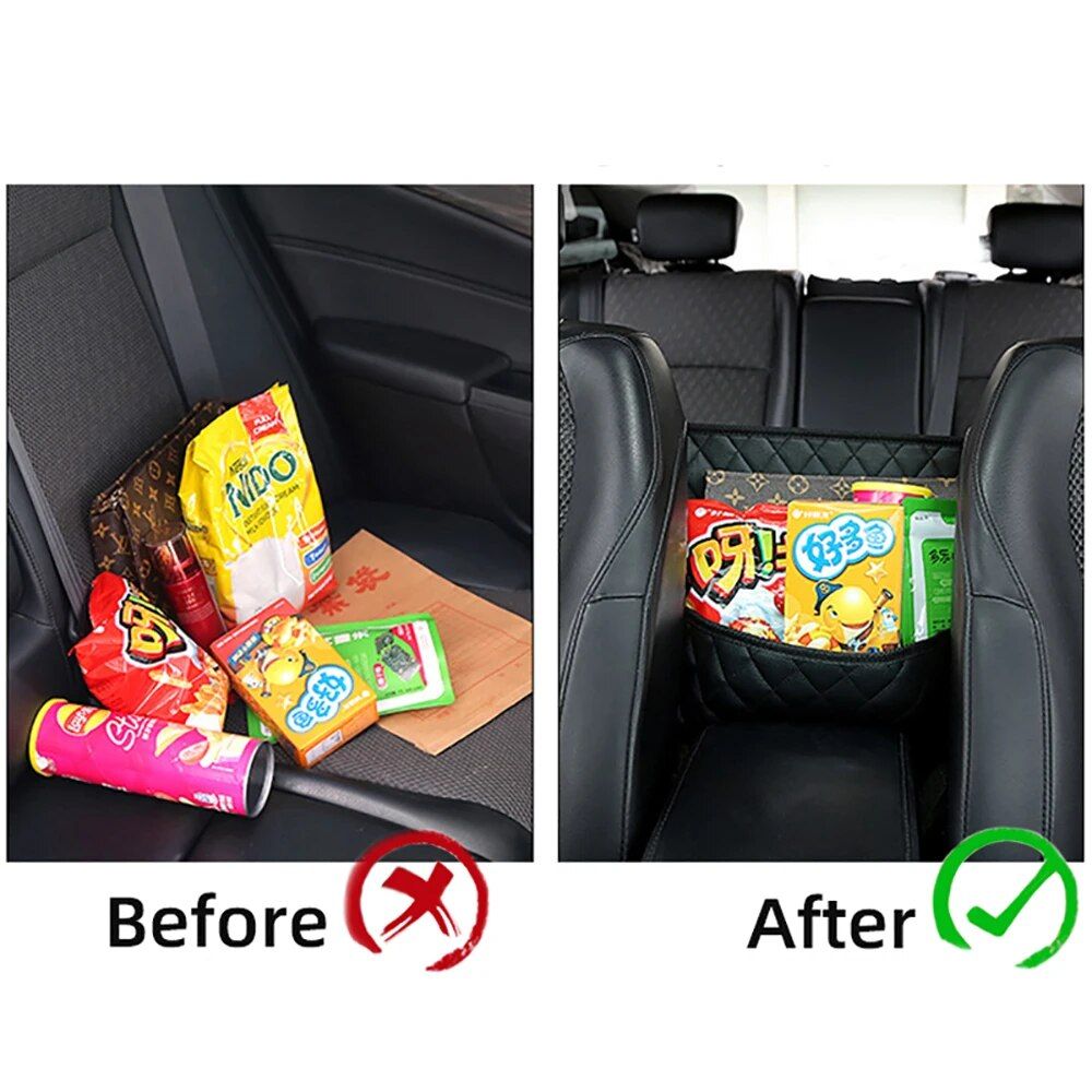 Car Seat Back Organizer with Handbag Holder