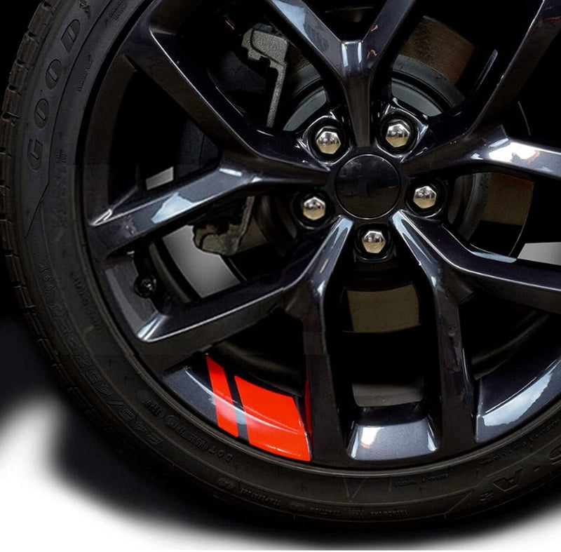 Reflective car wheel rim stickers - MRSLM