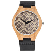 men's slim pattern dial quartz watch, view 7 - MRSLM