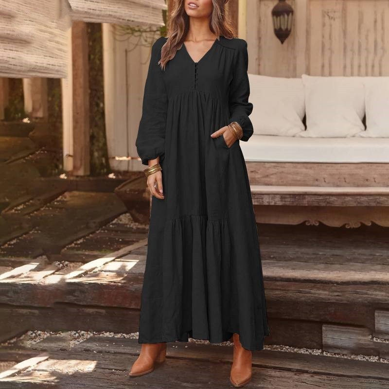 retro big swing dress, view 9 - MRSLM