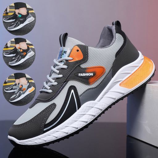 men's color-blocked mesh sneakers - MRSLM