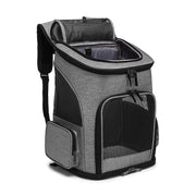 breathable small dog and cat backpack, view 2 - MRSLM