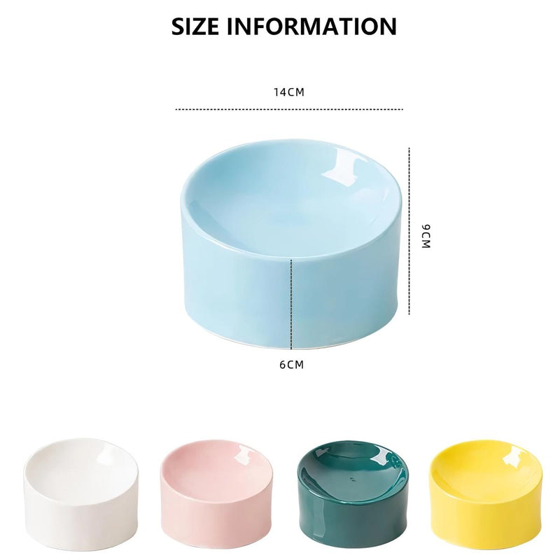ceramic pet bowl with stand, view 11 - MRSLM