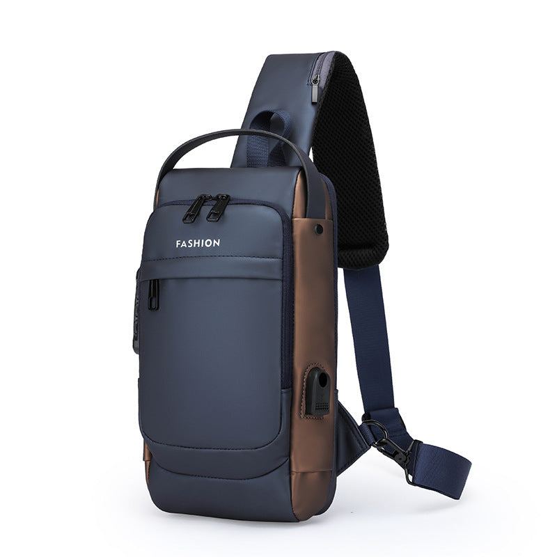 Men's large capacity waterproof leisure bag, view 6 - MRSLM