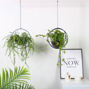 iron hanging flower pot, view 7 - MRSLM