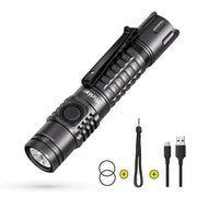 rechargeable LED flashlight, view 8 - MRSLM