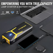 portable 20000mah jump starter and power bank, view 4 - MRSLM