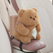 cute bear car tissue box and trash can, view 2 - MRSLM