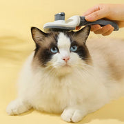 self-cleaning pet grooming brush - MRSLM