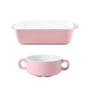 ceramic baking bowl tableware set, view 3 - MRSLM
