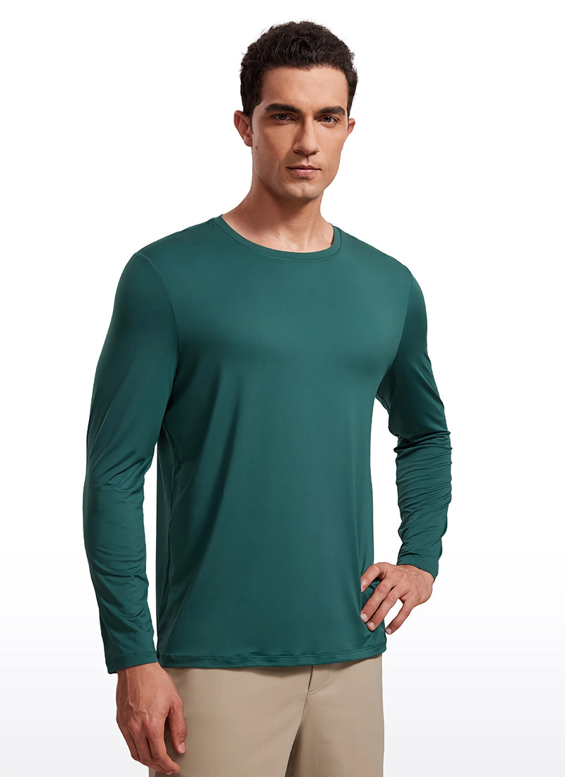 men's long sleeve lightweight workout shirt, view 23 - MRSLM