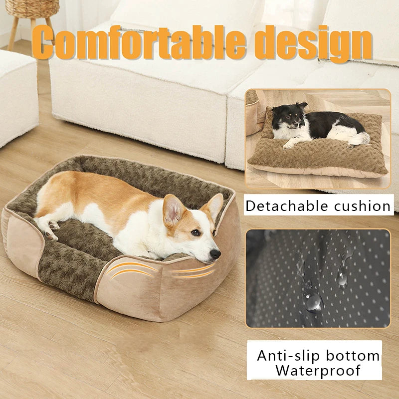 Winter warm dog bed, view 6 - MRSLM