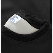 loose thick round neck sweatshirt, view 9 - MRSLM
