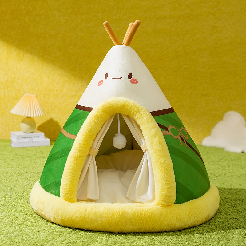 Autumn and winter cat tent, view 2 - MRSLM
