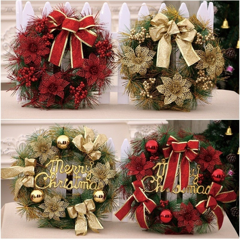 Christmas ball ornament garland, view 4 - MRSLM