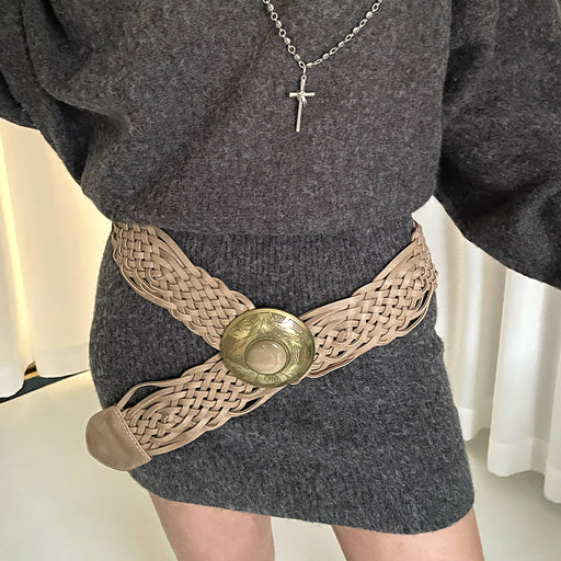bohemian wide woven belt - MRSLM