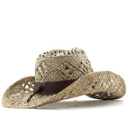 straw cowboy hat, view 3 - MRSLM