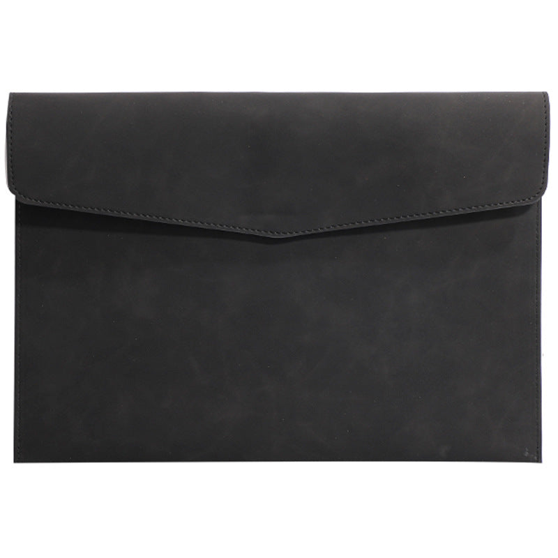 A4 PU leather document organizer, view 7 - MRSLM