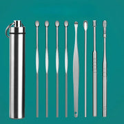 stainless steel ear care tool set, view 2 - MRSLM