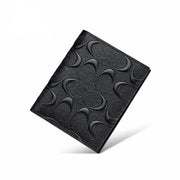 men's genuine leather RFID bifold wallet, view 5 - MRSLM