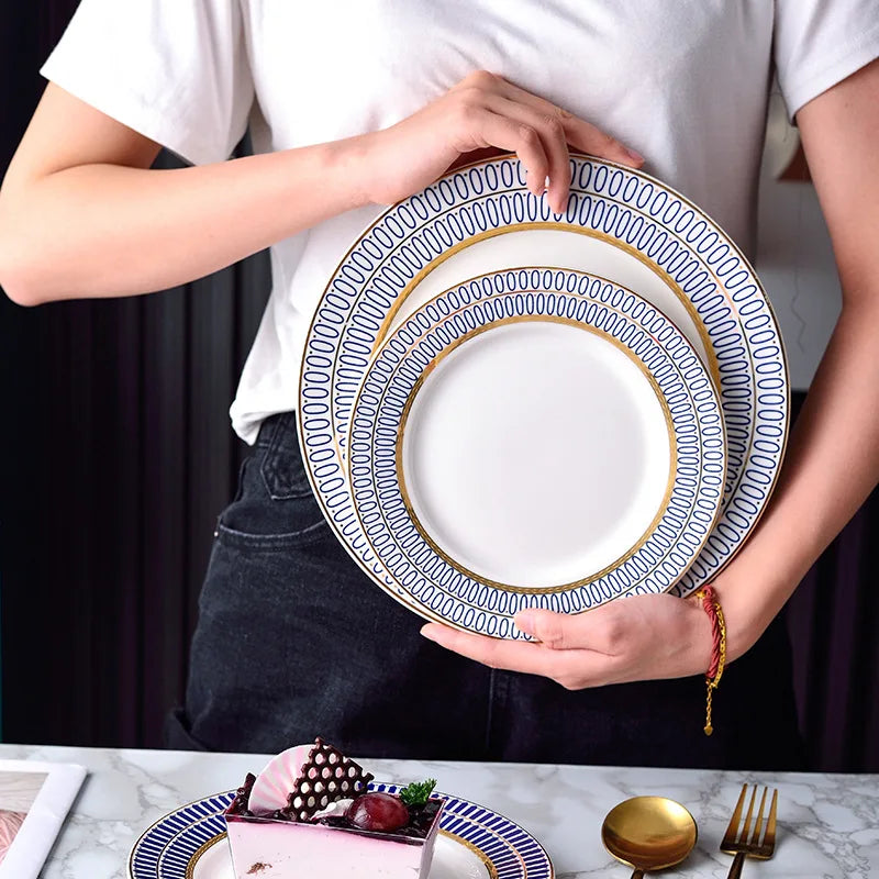 6-piece nordic ceramic plates set, view 11 - MRSLM