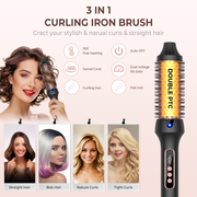heated curling iron brush, view 3 - MRSLM