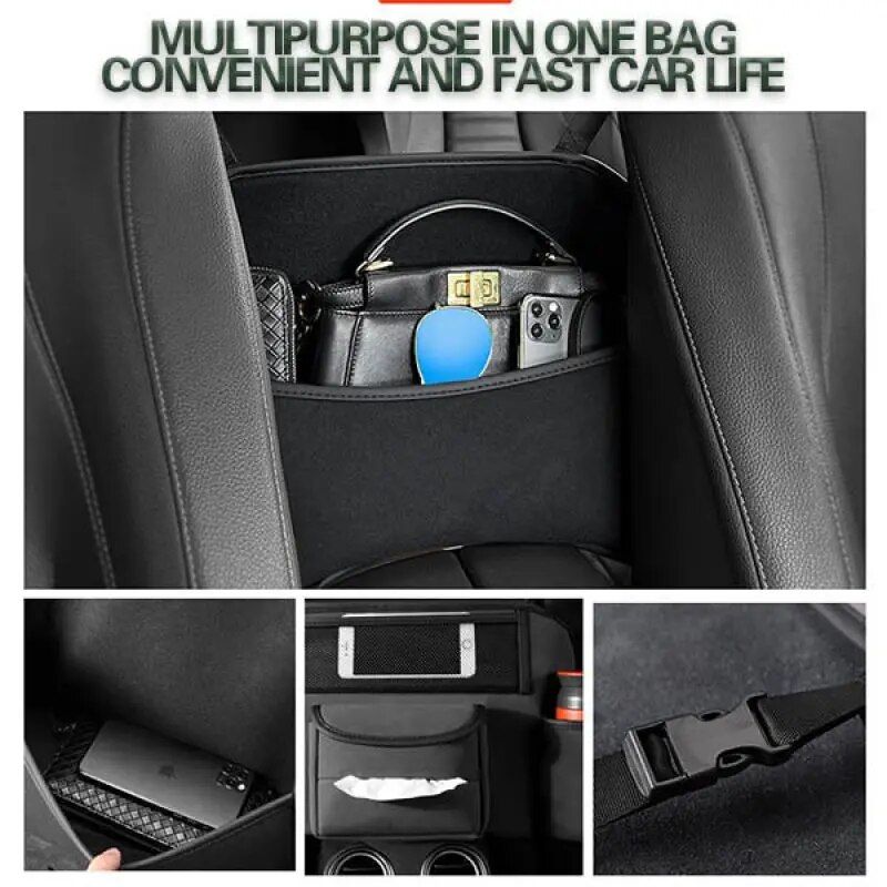 car front seat large capacity PU organizer, view 9 - MRSLM