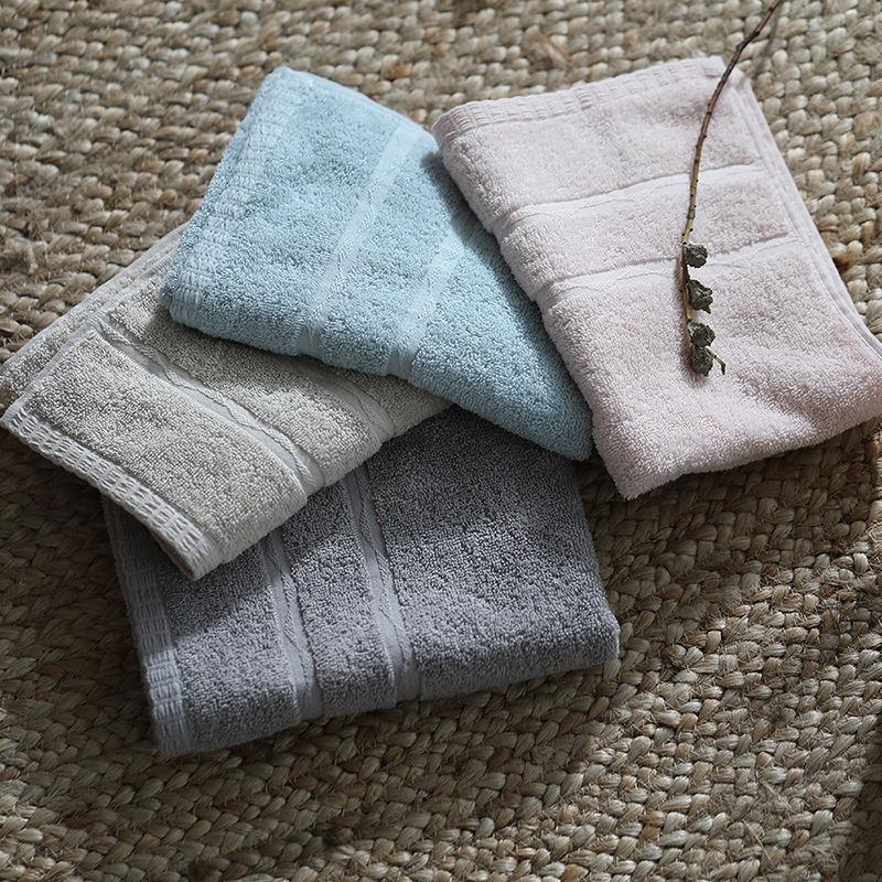 soft cotton face towels, view 2 - MRSLM