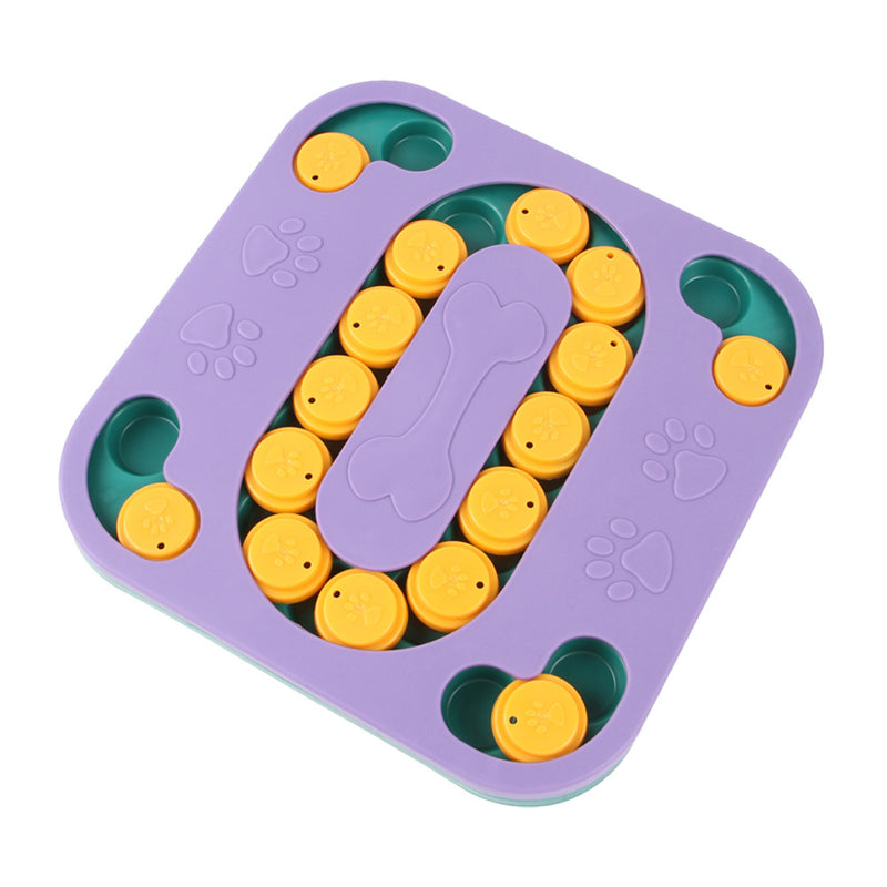 dog puzzle slow feeder bowl, view 2 - MRSLM
