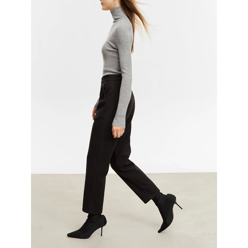 slim tapered casual pants, view 3 - MRSLM