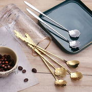 flower stainless steel spoon set, view 6 - MRSLM