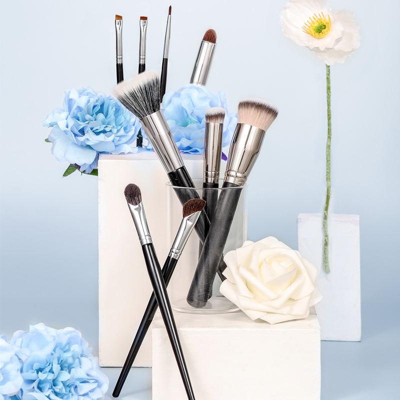 9-piece makeup brush set - MRSLM