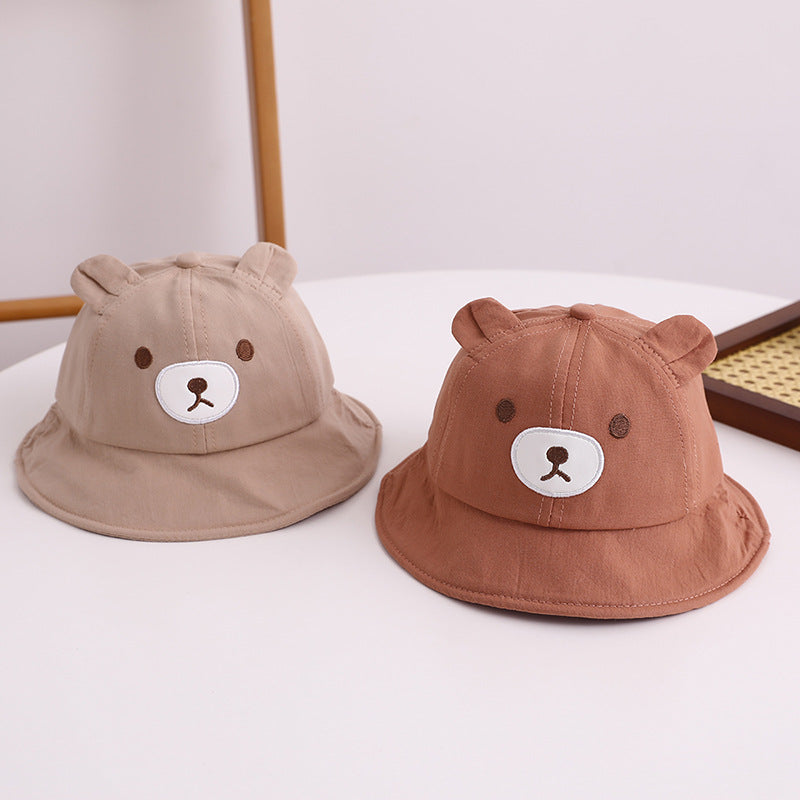 kids bear bucket hat, view 9 - MRSLM