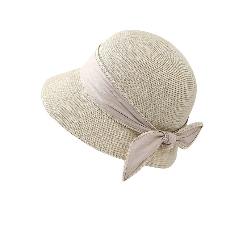 ribbon bow bucket sun hat for women, view 7 - MRSLM
