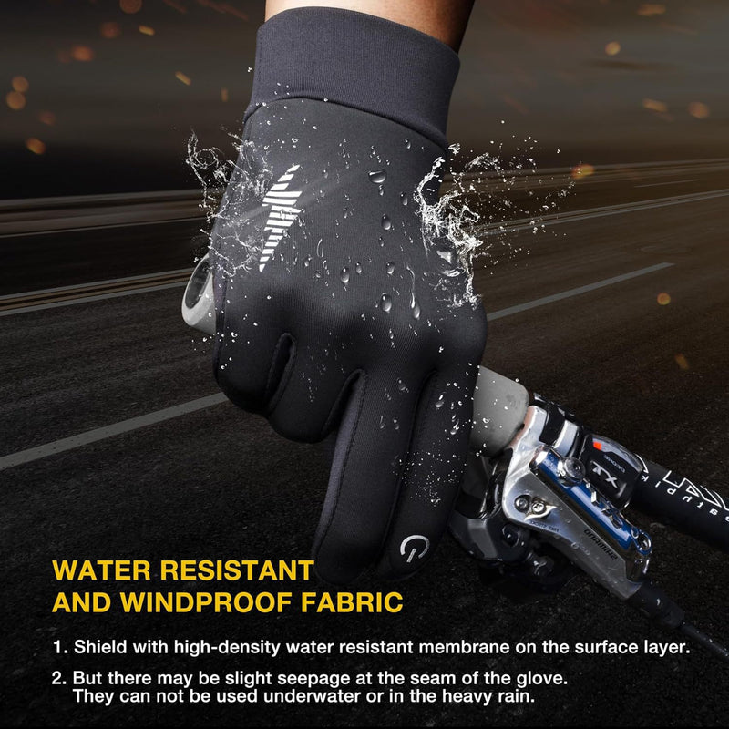 winter touchscreen cycling gloves, view 2 - MRSLM