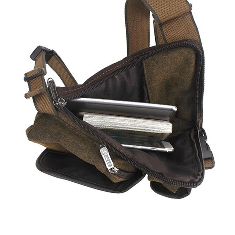 men's canvas belt bag, view 4 - MRSLM