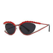 cat eye diamond sunglasses, view 5 - MRSLM