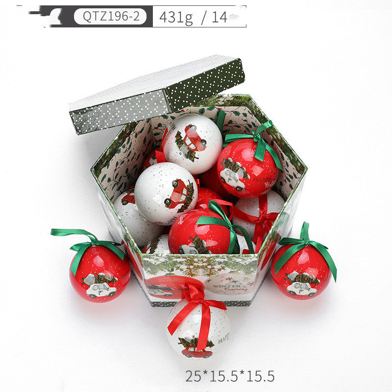 foam Christmas ball pendants, view 9 - MRSLM