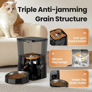 smart automatic pet feeder, view 5 - MRSLM