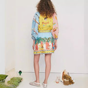 casual loose A-line dress, view 5 - MRSLM