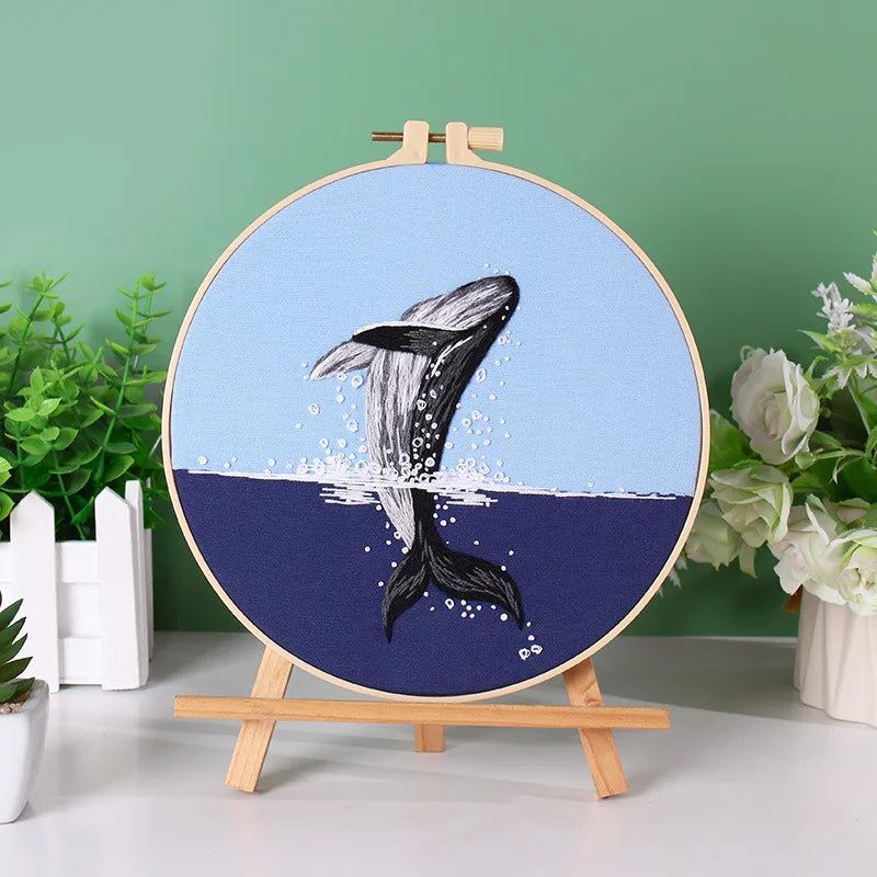 coastal embroidery starter kit, view 3 - MRSLM
