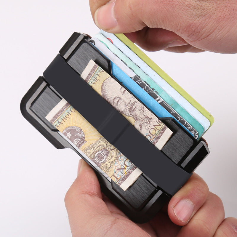 multi-function metal wallet, view 5 - MRSLM