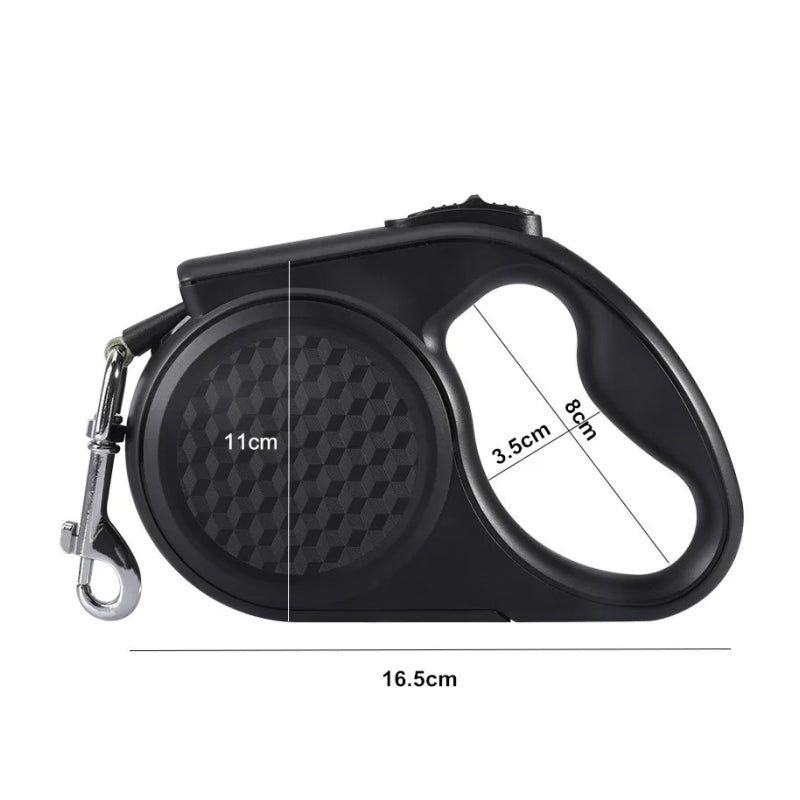 5 meter retractable dog leash, view 8 - MRSLM