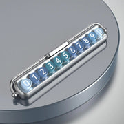 luminous car parking number plate, view 12 - MRSLM