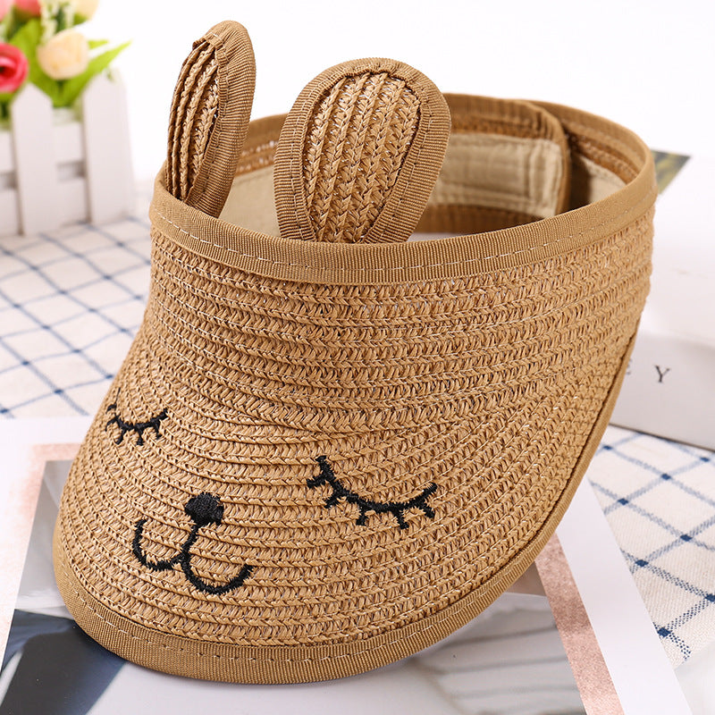 kids rabbit straw hat - MRSLM