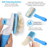 self cleaning pet brush, view 7 - MRSLM