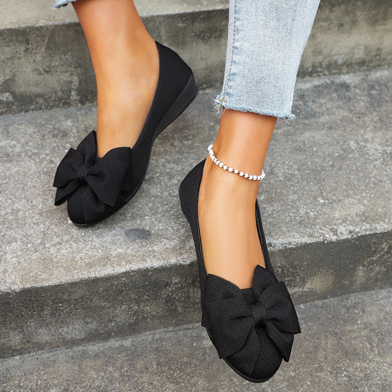 Bowknot flat loafers, view 6 - MRSLM