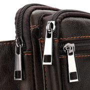 men's leather waist bag, view 3 - MRSLM