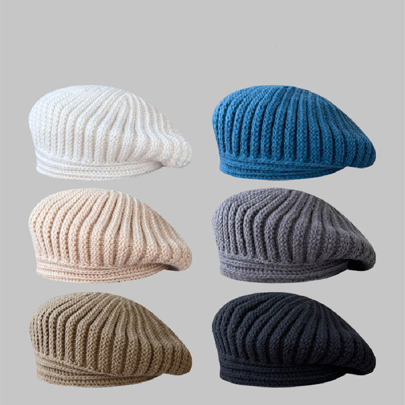 knitted wool beret for women - MRSLM